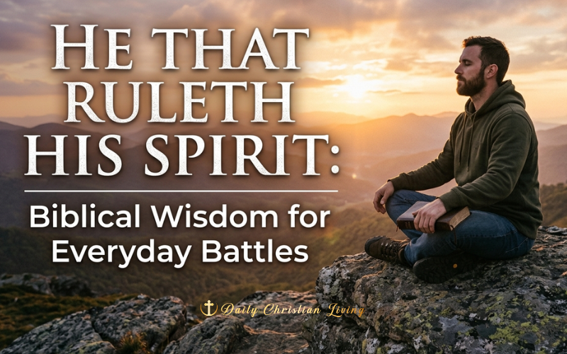 He That Ruleth His Spirit: Biblical Wisdom for Everyday Battles