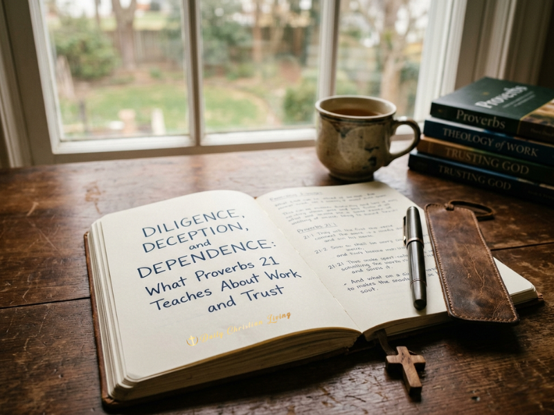 Diligence, Deception, and Dependence: What Proverbs 21 Teaches About Work and Trust