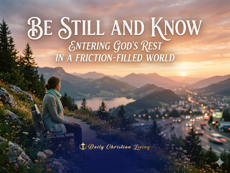 Be Still and Know: Entering God's Rest in a Friction-Filled World