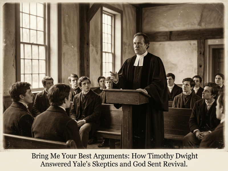 Bring Me Your Best Arguments: How Timothy Dwight Answered Yale’s Skeptics and God Sent Revival