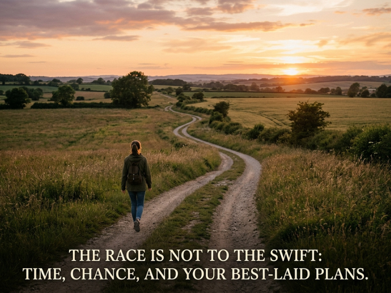 The Race Is Not to the Swift: What Ecclesiastes 9:11 Says About Time, Chance, and Your Best-Laid Plans