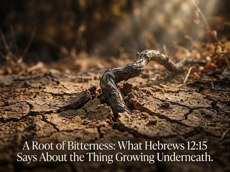 A Root of Bitterness: What Hebrews 12:15 Says About the Thing Growing Underneath
